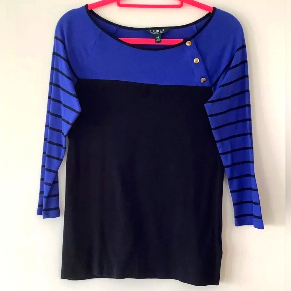 Ralph Lauren Royal Blue long sleeve top XL